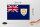Holzschild Flagge Anguillas 30x20cm Retro Flag of Anguilla