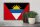 Holzschild Flagge Antigua und Barbuda 30x20cm Retro Flag