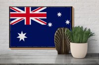 Holzschild Flagge Australien 30x20cm Retro Flag Australia