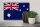 Holzschild Flagge Australien 30x20cm Retro Flag Australia