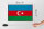 Holzschild Flagge Aserbaidschan 30x20cm Retro Azerbaijan