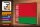 Holzschild Flagge Weißrussland 30x20cm Retro Flag Belarus