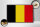 Holzschild Flagge Belgien 30x20cm Retro Flag of Belgium