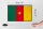 Holzschild Flagge Kamerun 30x20cm Retro Flag of Cameroon