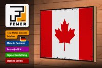 Holzschild Flagge Kanada 30x20cm Retro Flag of Canada
