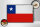 Holzschild Flagge Chiles 30x20cm Retro Flag of Chile