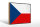 Holzschild Flagge Tschechien 30x20cm Retro Czech Republic