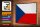 Holzschild Flagge Tschechien 30x20cm Retro Czech Republic