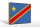 Holzschild Flagge DR Kongo 30x20cm Retro democratic Congo