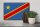 Holzschild Flagge DR Kongo 30x20cm Retro democratic Congo