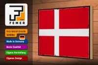 Holzschild Flagge Dänemark 30x20cm Retro Flag of Denmark