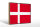 Holzschild Flagge Dänemark 30x20cm Retro Flag of Denmark