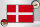 Holzschild Flagge Dänemark 30x20cm Retro Flag of Denmark