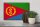 Holzschild Flagge Eritrea 30x20cm Retro Flag of Eritrea
