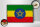 Holzschild Flagge Äthiopien 30x20cm Retro Flag Ethiopia
