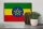 Holzschild Flagge Äthiopien 30x20cm Retro Flag Ethiopia