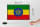 Holzschild Flagge Äthiopien 30x20cm Retro Flag Ethiopia