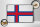 Holzschild Flagge Färöer 30x20cm Retro Flag Faroe Islands