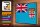 Holzschild Flagge Fidschi 30x20cm Retro Flag of Fiji