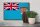 Holzschild Flagge Fidschi 30x20cm Retro Flag of Fiji