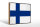 Holzschild Flagge Finnlands 30x20cm Retro Flag of Finland