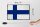 Holzschild Flagge Finnlands 30x20cm Retro Flag of Finland