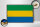 Holzschild Flagge Gabuns 30x20cm Retro Flag of Gabon