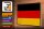 Holzschild Flagge Deutschlands 30x20cm Retro Flag Germany