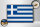 Holzschild Flagge Griechenlands 30x20cm Retro Flag Greece