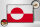 Holzschild Flagge Grönlands 30x20cm Retro Flag Greenland