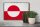 Holzschild Flagge Grönlands 30x20cm Retro Flag Greenland