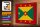 Holzschild Flagge Grenadas 30x20cm Retro Flag of Grenada