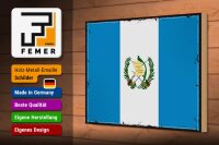 Holzschild Flagge Guatemalas 30x20cm Retro Flag Guatemala