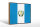 Holzschild Flagge Guatemalas 30x20cm Retro Flag Guatemala