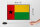 Holzschild Flagge Guinea-Bissaus 30x20cm Retro Guinea