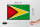 Holzschild Flagge Guyanas 30x20cm Retro Flag of Guyana