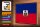 Holzschild Flagge Haitis 30x20cm Retro Flag of Haiti