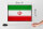 Holzschild Flagge Iran 30x20cm Retro Flag of iran