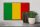 Holzschild Flagge Malis 30x20cm Retro Flag of Mali