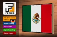 Holzschild Flagge Mexikos 30x20cm Retro Flag of Mexico