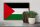 Holzschild Flagge Palästinas 30x20cm Retro Flag Palestine
