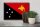 Holzschild Flagge Papua-Neuguinea 30x20cm Retro New Guinea