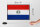 Holzschild Flagge Paraguays 30x20cm Retro Flag of Paraguay