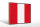 Holzschild Flagge Perus 30x20cm Retro Flag of Peru