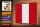 Holzschild Flagge Perus 30x20cm Retro Flag of Peru