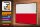 Holzschild Flagge Polens 30x20cm Retro Flag of Poland