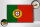 Holzschild Flagge Portugals 30x20cm Retro Flag of Portugal