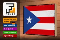 Holzschild Flagge Puerto Ricos 30x20cm Retro Puerto Rico