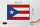Holzschild Flagge Puerto Ricos 30x20cm Retro Puerto Rico