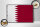 Holzschild Flagge Katars 30x20cm Retro Flag of Qatar
